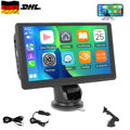 7 Zoll Autoradio Tragbar Touch screen Wireless Apple CarPlay + Android Auto