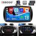 64G Carplay Autoradio GPS +KAM Für Smart Forfour Fortwo 453 2014-2019 Android 13