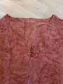 SCHICK!! Gina Benotti Tunika Bluse Shirt Gr. 38 40 42 M L Orange Rostrot