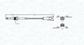 Abgastemperatursensor 172000223010 MAGNETI MARELLI für ALFA ROMEO 159 GIULIETTA