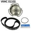 Wasserpumpe + Zahnriemensatz SKF VKMC 01100 für AUDI 50 80 VW 86C POLO 86 B2 2 1