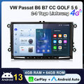 Android 13 Carplay Autoradio BT WIFI DAB+ 4+64G Für VW Passat B6 B7 CC GOLF 5 6