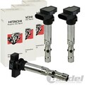 3x HITACHI ZÜNDSPULE passend für SEAT IBIZA III SKODA FABIA I+II VW FOX POLO