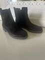 GABOR Stiefelette Gr 5 38 schwarz Rauleder CHELSEA Boots Nubuk 