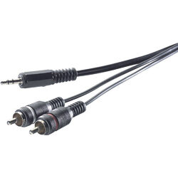 SpeaKa Professional SP-1300904 Cinch / Klinke Audio Anschlusskabel [2x Cinch-...