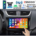 Autoradio 32G Android 13 CarPlay GPS Navi RDS KAM Für Suzuki Swift IV 2011-2017