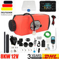 8KW Diesel Standheizung Integration Luftheizung LKW RV Air Heater Boot LCD 12V