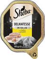 Sheba Delikatesse in Gelee  Katzennassfutter Geschnetzeltes Huhn Schale 22 x 85g