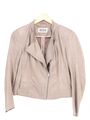 TAIFUN Damen Lederjacke Beige Gr.38 Polyester Chic