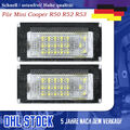 LED Kennzeichenbeleuchtung Kennzeichenleuchte Für Mini Cooper R50 R52 R53 2000-