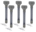 5 x Thermometer schwimmend Poolthermometer Wassertemperatur Poolzubehör