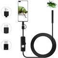 5M USB Endoskop Kamera 5,5mm LED HD Inspektion Wasserdicht für Android Handy PC