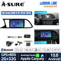 DAB+ Carplay Android 13 Autoradio GPS Navi Kam Für Seat LEON 3 5F1 5F5 2012-2019