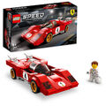 LEGO 76906 Speed Champions 1970 Ferrari 512 M Bausatz für Modellauto, Spielzeug-