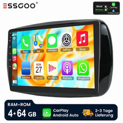 Für Smart Fortwo 453 14-19 Android 13 CarPlay 4+64G Autoradio GPS Navi WIFI RDS