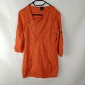 Madeleine Damen Pullover Orange 36/38 Schurwolle