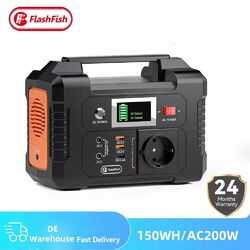200W Tragbare Power Station 150Wh 40800mAh Solar Generator Mobile Stromspeicher 