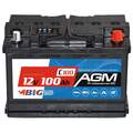 BIG AGM 100Ah 12V Solarbatterie Versorgungsbatterie Mover Caravan Bootsbatterie