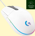 NEU Logitech G203 8000 DPI Laser 6 Tasten Gaming Maus für PC Gamer Zocker weiß