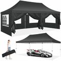 Pavillon 3x3/4/6m Partyzelt Faltpavillon Gartenzelt Pop-Up Anti UV Wasserdicht