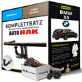 Für BMW X5 Typ E70 Anhängerkupplung abnehmbar +eSatz 13pol 02.2007-10.2013 Kit