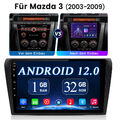 Für Mazda 3 2004-2009 BK 9" IPS Android 12 Autoradio GPS Navi WiFi SWC 1+32GB BT