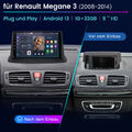 32G Für Renault Megane 3 2008-2014 Android 13 Autoradio CarPlay GPS Navi RDS