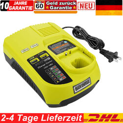 2x Für Ryobi Akku P108 18V 12Ah 9Ah 6Ah HP Lithium ONE+ Plus RB18L50 / Ladegerät