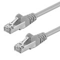 CAT6 Kabel S/FTP PiMF Patchkabel 1/10 Pack DSL LAN Netzwerkkabel grau 0,25m- 50m