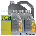 8L ORIGINAL MERCEDES MOTOROEL 5W40 MB 229.5 MIT MANN FILTER OELFILTER HU 514 y