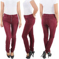 Damen Röhrenjeans Skinny Hüftjeans Stretchjeans Hüfthose Slim Fit Jeans Hose 