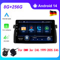 Für BMW 3er E46 1999-2005 E46 Autoradio 9'' Android 14 Carplay Navi GPS 4GB+64G 