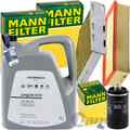 MANN INSPEKTIONSPAKET+5L ORIGINAL 0W-30 ÖL passend für VW GOLF 5 6 PASSAT B6/7