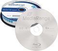 100 MediaRange BD-R 25Gb 6x Blu-ray Rohlinge Spindel