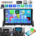 4+64GB Android 13 Autoradio CarPlay GPS Navi DAB+ für Mercedes C Class W204 S204