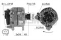 Lichtmaschine Generator Lima ERA 210045A für 1J2 GOLF VW BORA 1J6 1J1 4 1 1J5 B5