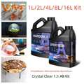 Crystal Clear Resin - 1L/2L/4L/8L/16L Kit - Epoxidharz Epoxydharz 2K-Harz+Härter