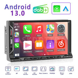 DAB+ 1+32G Android 13 Doppel 2DIN Autoradio GPS NAVI WIFI RDS 6*USB Carplay