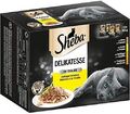 Sheba Katzennassfutter Delikatesse in Gelee Geflügel Variation 12x85g 4er Pack