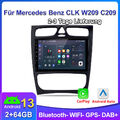 Android 13 Autoradio Für Mercedes Benz CLK W209 C209 2+64G Carplay GPS NAVI DAB+