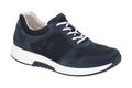 Gabor Schuhe ROLLING SOFT blau Damenschuhe bequeme Schnür-Halbschuhe 06.946.86