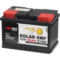 LANGZEIT SOLAR SMF 90AH 12V Solarbatterie Boots Versorgungsbatterie 80Ah 85Ah