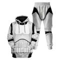 Star Wars Imperial Stormtrooper Hoodie Pullover Sweatshirt Cosplay Jacket Pants