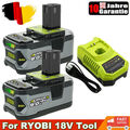 18V 9,0Ah Akku für RYOBI One Plus Lithium RB18L50 P108 P104 Batteries