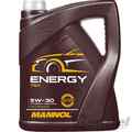 5L 5W30 MANNOL ENERGY 5W30 MOTORÖL passend für VW 502.00 BMW LL98 RENAULT RN0710