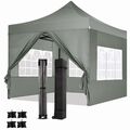 Pavillon 3x3/3,6x3,6m Faltpavillon Wasserdicht Stabil PopUp Pavillion Gartenzelt