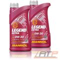 MANNOL 2 L LITER Legend Extra 0W-30 MOTOR-ÖL MOTOREN-ÖL