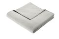 Biederlack Wohndecke COTTON HOME silber (BL 150x200 cm) BL 150x200 cm grau