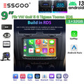 Für VW GOLF 5 6 Touran Caddy Polo DAB+ Android 13 32G Carplay Autoradio NAVI KAM