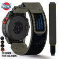 Quickfit Nylon Rugged Armband für Garmin Fenix 7 7X 6X 6 5 5X Plus 3 HR Epix Pro